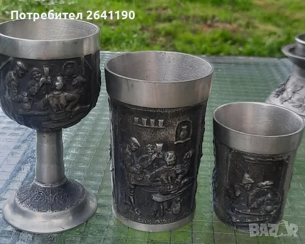 Предлагам  предмети Antik Vintage, изработени от калай 95%, снимка 5 - Антикварни и старинни предмети - 50015798