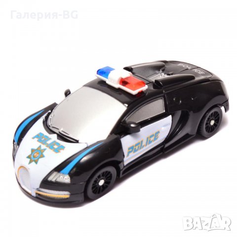 Трансформиращи полицейски роботи, снимка 2 - Коли, камиони, мотори, писти - 32949412