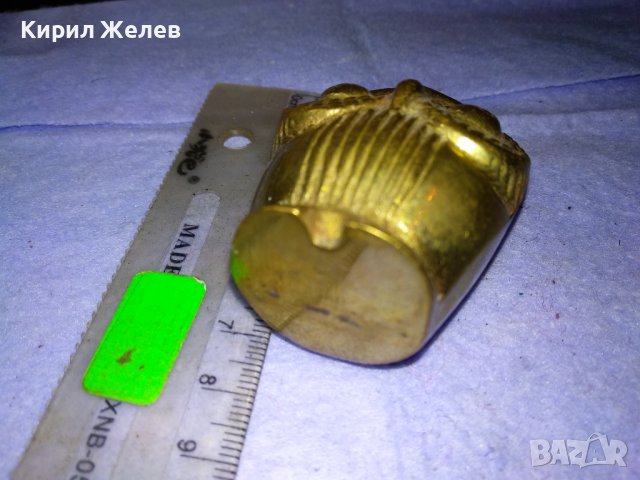 МАСИВНА БРОНЗОВА ФИГУРКА СТАТУЕТКА на БУХАЛЧЕ За ДОМАШНА УКРАСА КОЛЕКЦИЯ 41385, снимка 13 - Колекции - 43598724