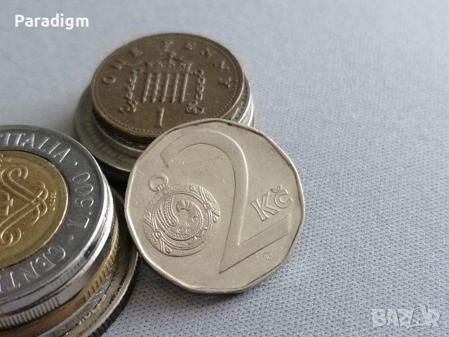 Монета - Чехия - 2 крони | 1996г.