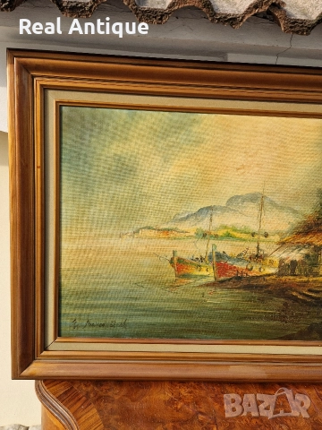 Уникална огромна майсторска авторска картина масло върху платно , снимка 4 - Картини - 52648764