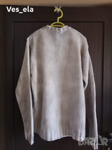 мъжка блуза плетиво на ромбоиди, снимка 2 - Блузи с дълъг ръкав и пуловери - 49274686