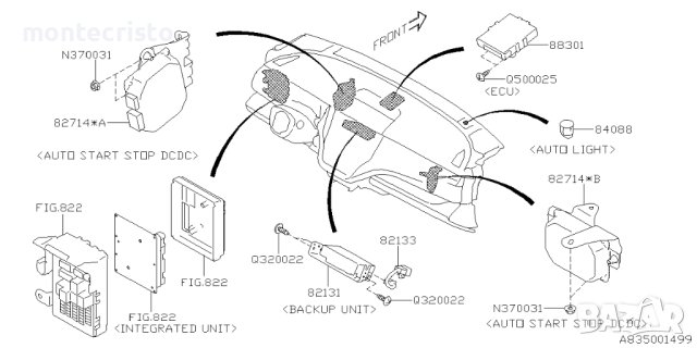 Gateway модул Subaru Outback BT (2019-2023г.) 88301AN00A / TN232000-0330 / TN2320000330, снимка 3 - Части - 44119808