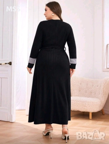 Ежедневна зимна рокля с дантела, снимка 3 - Рокли - 52651130