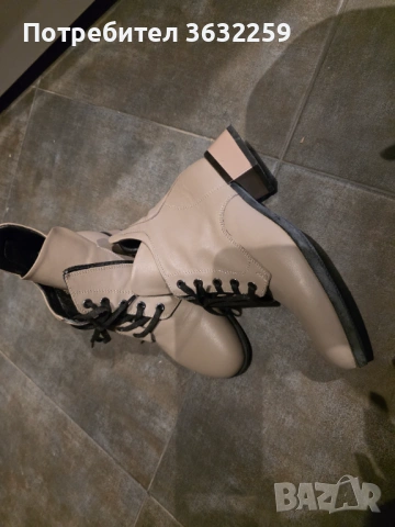 Боти естествена кожа , снимка 2 - Дамски боти - 53301361