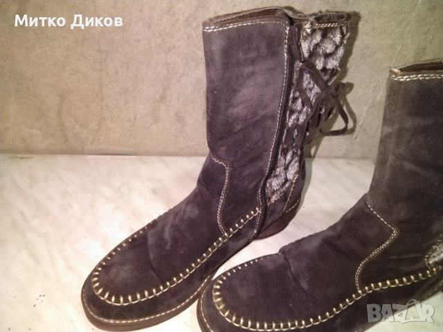 Дамски боти с подплата стелка 26см реален размер №40 отлични, снимка 4 - Дамски боти - 43077335