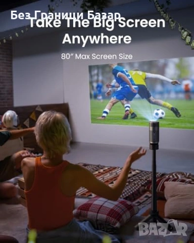 Нов Смарт мини проектор NEBULA Capsule Air 720p Google TV Netflix Dolby, снимка 5 - Плейъри, домашно кино, прожектори - 53034223