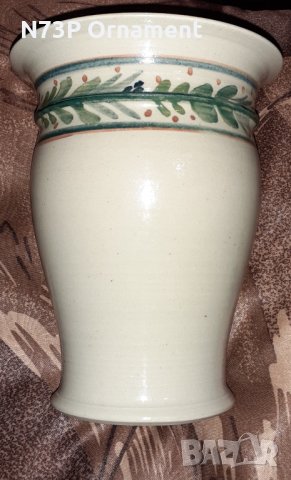 ПРЕКРАСНА РЪЧНА ИЗРАБОТКА. ВАЗА.ПОДПИС., снимка 2 - Колекции - 32292199