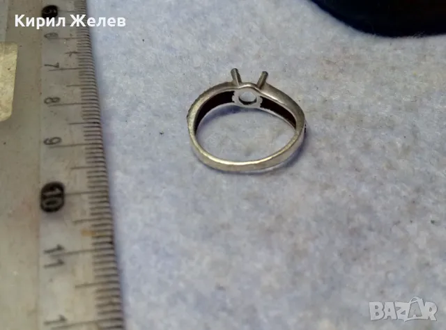 СРЕБЪРЕН ПРЪСТЕН Тип ГОДЕЖЕН СРЕБРО 925 с ЦИРКОНИ и ГНЕЗДО За ВГРАЖДАНЕ на СКЪПОЦЕНЕН КАМЪК 49719, снимка 9 - Пръстени - 49757633