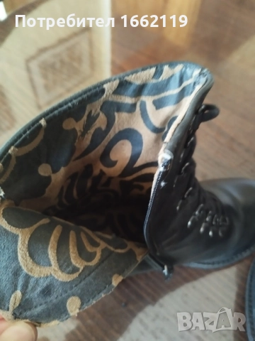 Дамски боти от естествена кожа ФЛАЙ, снимка 4 - Дамски боти - 52254549