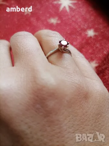 Нежен и елегантен сребърен пръстен - модел R062, снимка 6 - Пръстени - 48659446