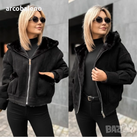 Дамско двустранно яке EADIRA, 2цвята , снимка 12 - Якета - 52012939