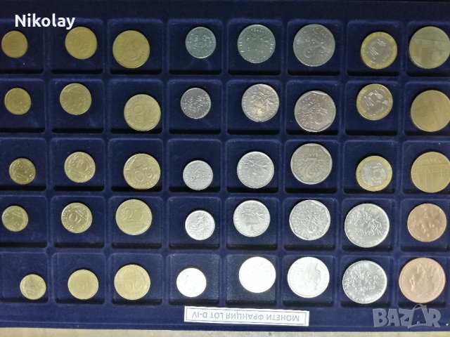 МОНЕТИ ФРАНЦИЯ, LOT по 40 броя, снимка 12 - Нумизматика и бонистика - 24459147