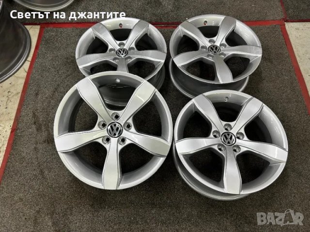 Джанти 16 цола 5х100 VW Polo Golf 4 T-Cross Taigo , снимка 3 - Гуми и джанти - 47783836