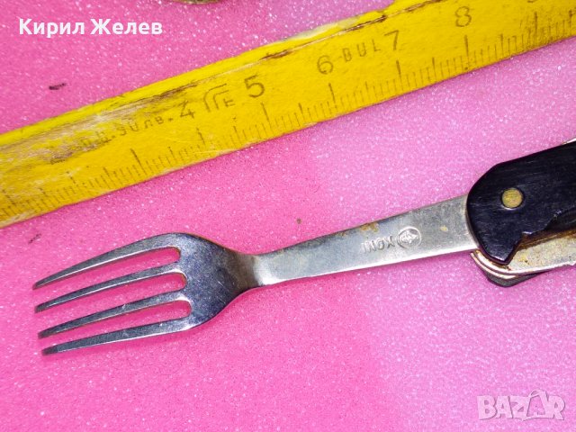 INOX Старо НЕМСКО БОЦМАНСКО МНОГОФУНКЦИОНАЛНО ДЖОБНО НОЖЧЕ Рядък КОЛЕКЦИОНЕРСКИ МОДЕЛ в КАЛЪФ 43163, снимка 3 - Други ценни предмети - 44010249