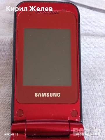 Ретро телефон GSM SAMSUNG GT - E2530 рядък за КОЛЕКЦИЯ ДЕКОРАЦИЯ 51389, снимка 2 - Samsung - 51768147