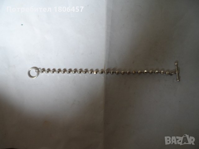 сребърна гривна - 2, снимка 5 - Гривни - 32982284