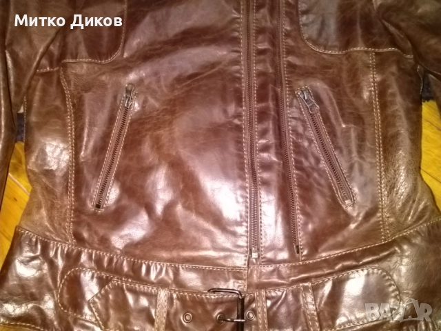 Maze немско рокрско яке женско с цип две позиции марково естествена кожа размер ХЛ като ново, снимка 6 - Якета - 52458385