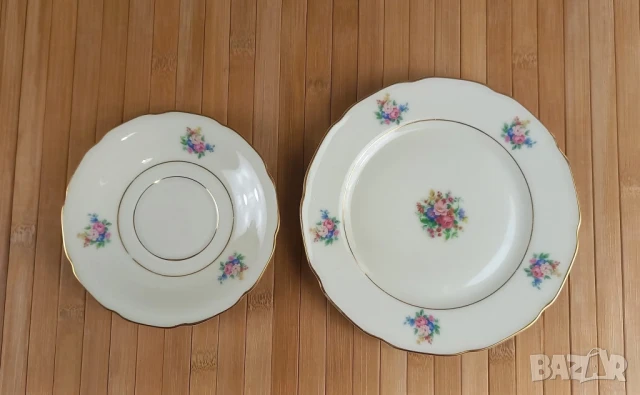 Сервиз за кафе - Bohemia Royal Ivory, Чехословакия, снимка 3 - Сервизи - 51230157