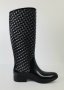 Ccilu - Дамски гумени ботуши Equstrian, черни, размер 38 / стелка 24 см./.          , снимка 4
