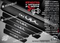ПРАГОВЕ карбон OPEL Astra Meriva Zafira Corsa Signum Insignia Opc Adam Mokka Frontera фолио стикери , снимка 16