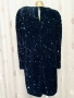 XL/2XL Черна официални рокля с пайети , снимка 4