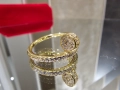 CARTIER Nail Juste un Clou Gold Small Paved Diamonds Пръстен Пирон, снимка 5