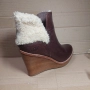 обувки на висок ток UGG Anais от овча кожа номер 40 , снимка 3