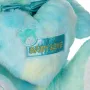 Седнало плюшено мече в синьо-зелен цвят със сърце Baby Love 45 см S_1232223, снимка 3