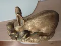 заек статуетка  бронз 12/16 см, снимка 6