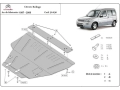 Метална кора под двигател и скоростна кутия Citroen Berlingo 1997г – 2008г, снимка 3