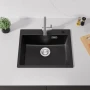 ПРОМОЦИЯ Квадратна мивка Auralum 55 x 45 см AURALUM GRANITE KITCHEN SINK 913258-06-JNC0601, снимка 3