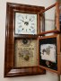 Стар американски стенен часовник, снимка 1 - Антикварни и старинни предмети - 27492639