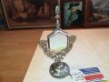 СТАРО МЕТАЛНО ОГЛЕДАЛЦЕ ОТ ФРАНЦИЯ 0412231122, снимка 2