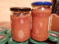 Домашни сладка, компот от дренки, компот от круши, мас, свинска кожа и домати, снимка 5