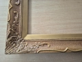 Барокова златна дървена рамка за гоблен картина огледало 11, снимка 5