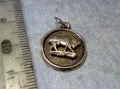ЗОДИЯ ТЕЛЕЦ АСТРОЛОГИЧЕН СРЕБЪРЕН МЕДАЛЬОН СРЕБРО 925 ХУДОЖЕСТВЕНА РЕЛЕФНА РЪЧНА ИЗРАБОТКА 22198, снимка 8