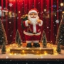 Танцуващ Дядо Коледа с музика и светлини – празнично настроение у дома!, снимка 5