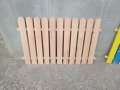 Две дървени пана за ограда, снимка 1 - Декорация за дома - 43619084