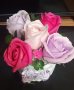 Букет от сапунени рози , снимка 9
