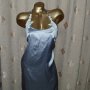   Secret Possessions M/L Оловно сива сатенена нощница , снимка 3