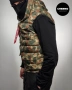 Мъжки камуфлажен елек с качулка ALPHA INDUSTRIES Camouflage Hooded Field Vest L•M  Нов без етикети , снимка 8
