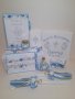 Комплекти за кръщене в синьо , снимка 1 - Подаръци за кръщене - 40271394