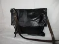 ЕСТЕСТВЕНА КОЖА мъжка черна чанта през рамо, снимка 2