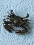 Бронзова малка фигурка на рак 52493, снимка 7