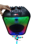 Bluetooh Karaoke Speaker NDR 102B - Красив LED високоговорител със 7 режима; 2 години гаранция, снимка 3