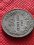 Монета 20 стотинки 1912г. Царство България за колекция - 24790, снимка 4