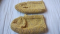 Дамски плетени терлици модел три листенца , снимка 2