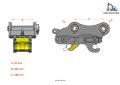 Бързосменник Хидравличен за JCB, CASE, VOLVO И ДРУГИ, снимка 2