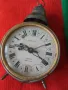 JANTAR MADE in USSR Стар РУСКИ БУДИЛНИК МЕХАНИЧЕН НАСТОЛЕН ЧАСОВНИК ЯНТАР СССР 43630, снимка 16
